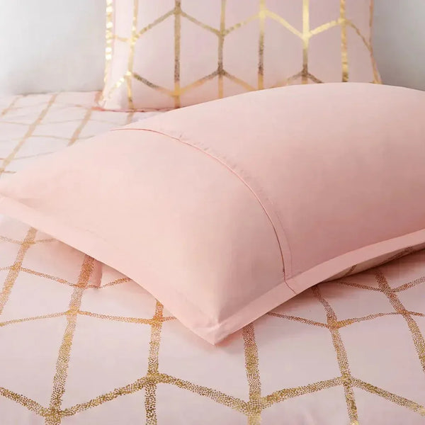 Raina Metallic Printed Comforter Set by Intelligent Design - Gifts for You 'n Me