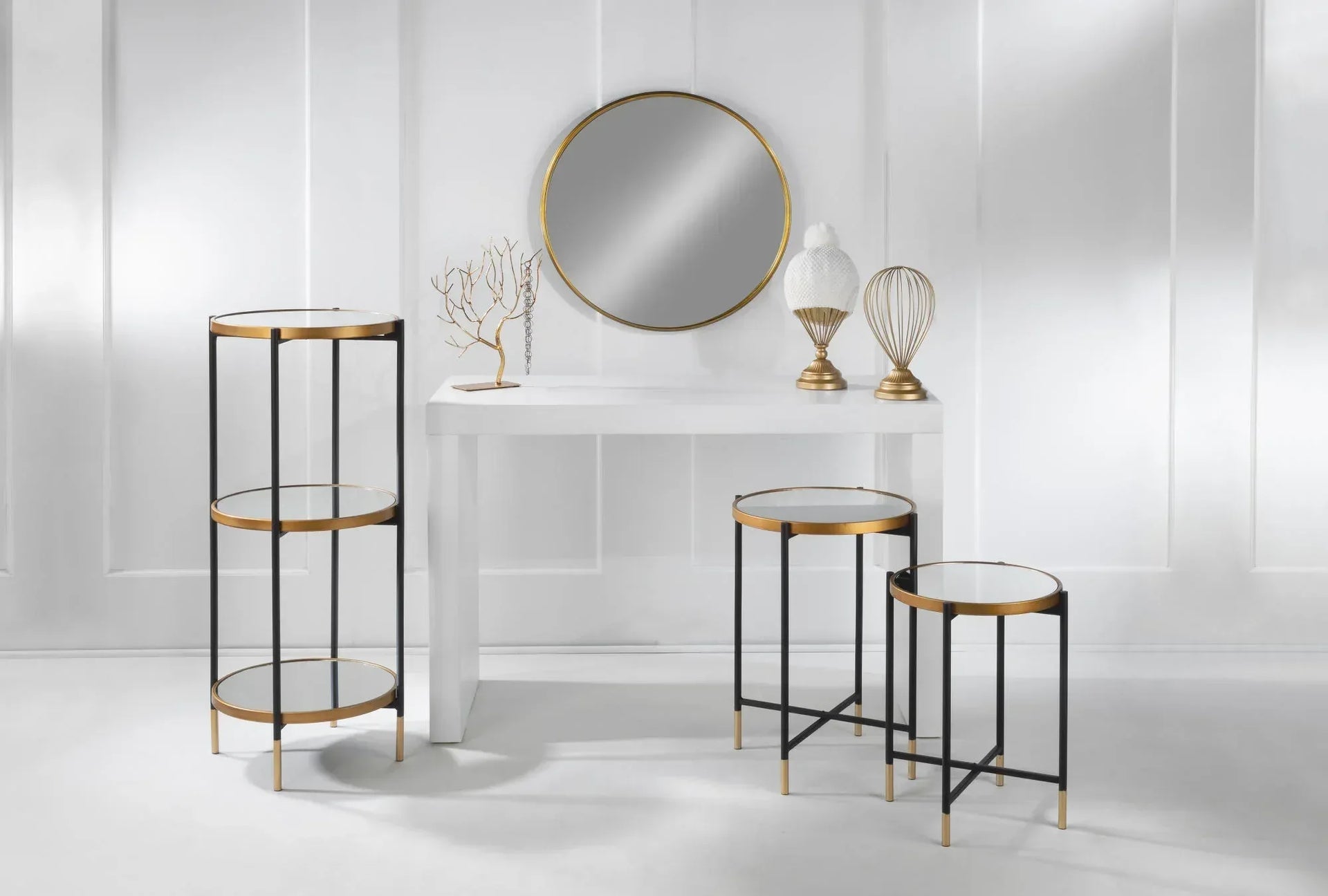 3 Tier Metal Mirror Stand - Gifts for You 'n Me