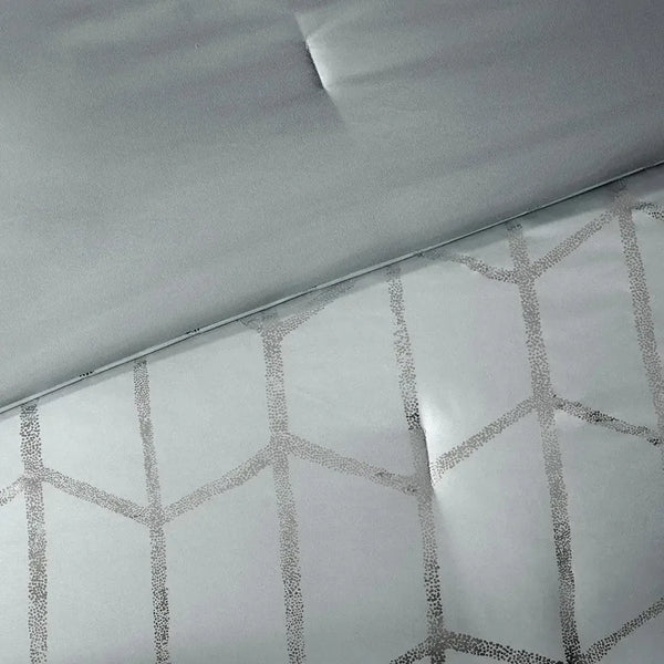 Raina Metallic Printed Comforter Set by Intelligent Design - Gifts for You 'n Me