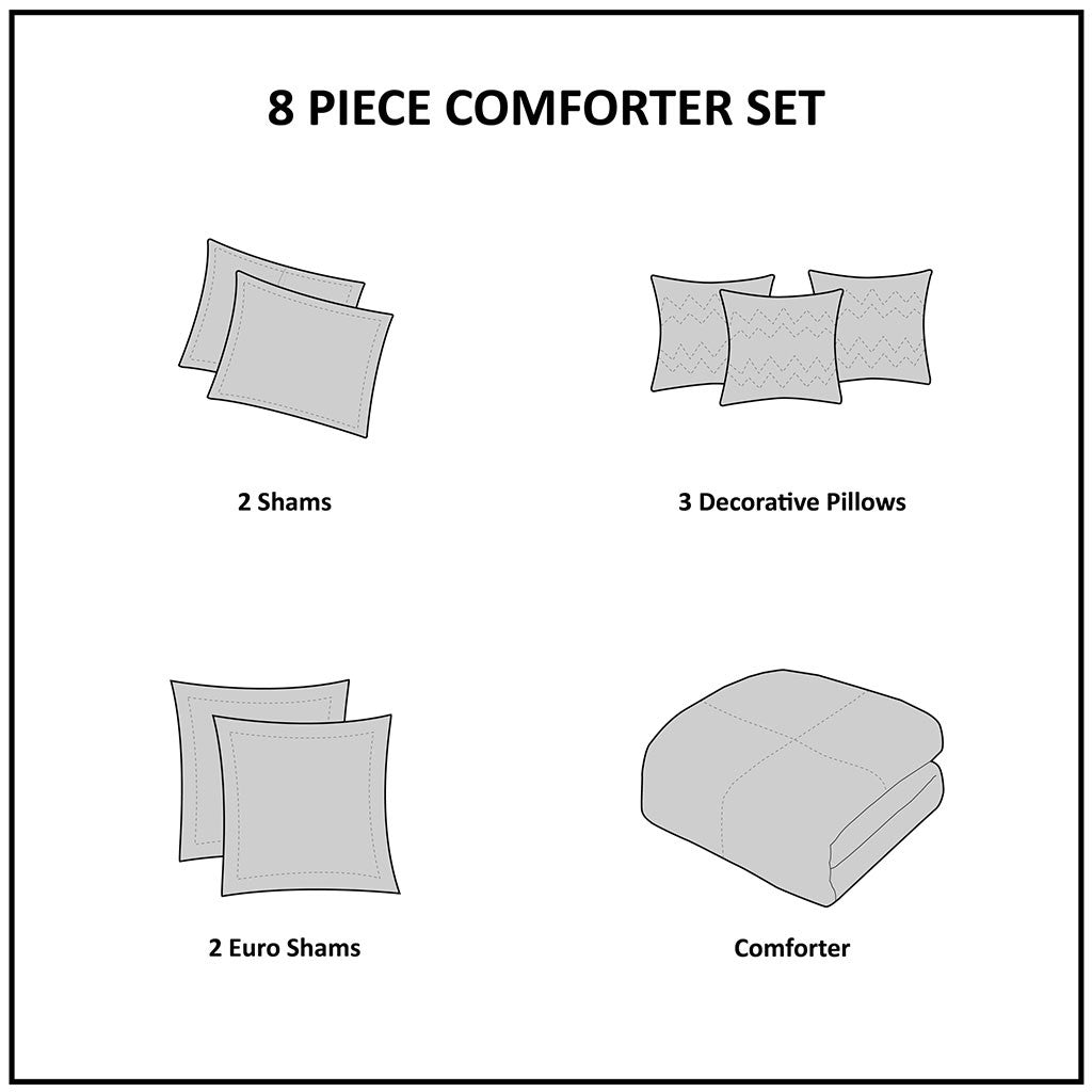 Lauren Comforter Set by Hampton Hill