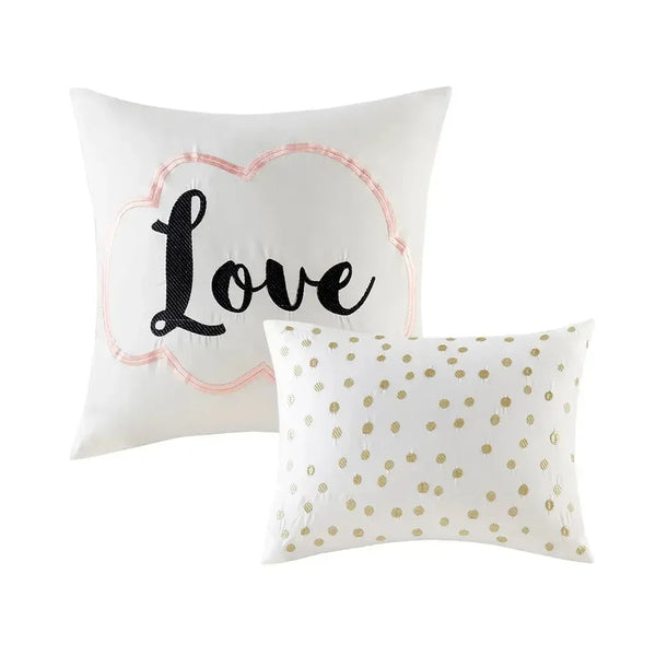 Raina Metallic Printed Comforter Set by Intelligent Design - Gifts for You 'n Me