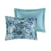 Enza 7 Piece Cotton Teal Printed Comforter Set  by Madison Park
