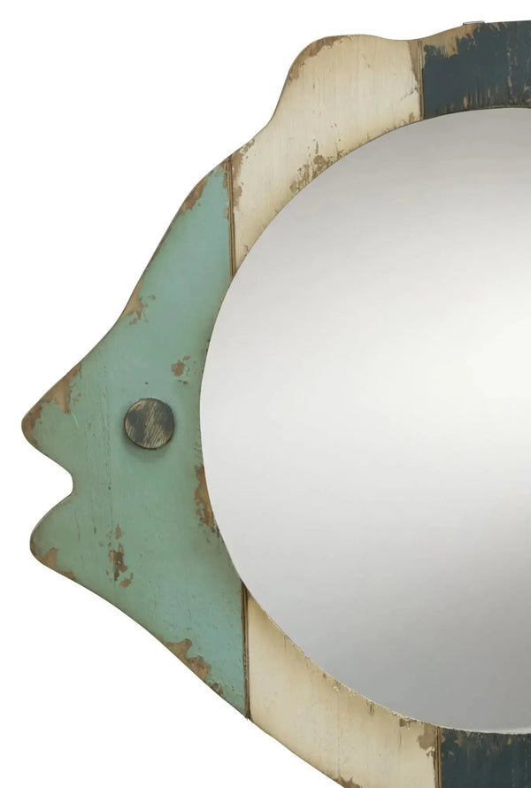 Wooden Fish Mirror - Gifts for You 'n Me