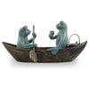 Rowboat Picnic Garden Sculpture