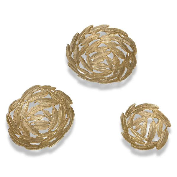 Feather Trays - Set of 3 - Gifts for You 'n Me