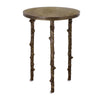Three Branch Aluminum End Table