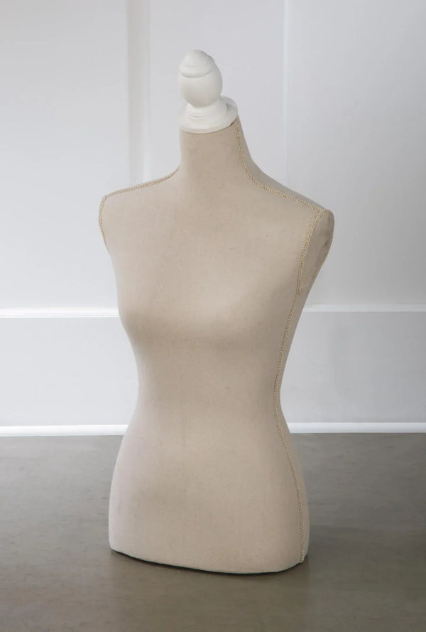 Linen & Burlap Mannequin Body Forms (Tabletop/Fiberglass) - Gifts for You 'n Me