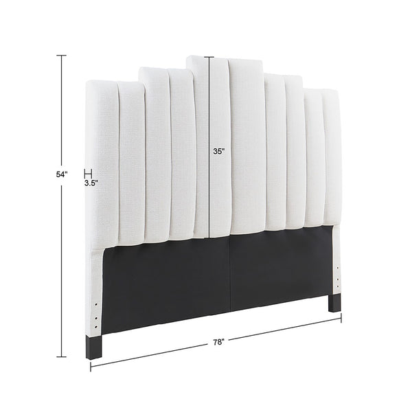 Hamilton Channel Tufted Headboard by Martha Stewart