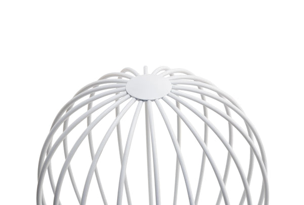 Balloon Wire Hat Stands Set of 2  (Gold & White)