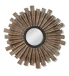 Wooden Starburst Wall Mirror - Natural