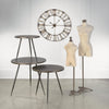 Gold Edge Metal Side Tables - Set of 3