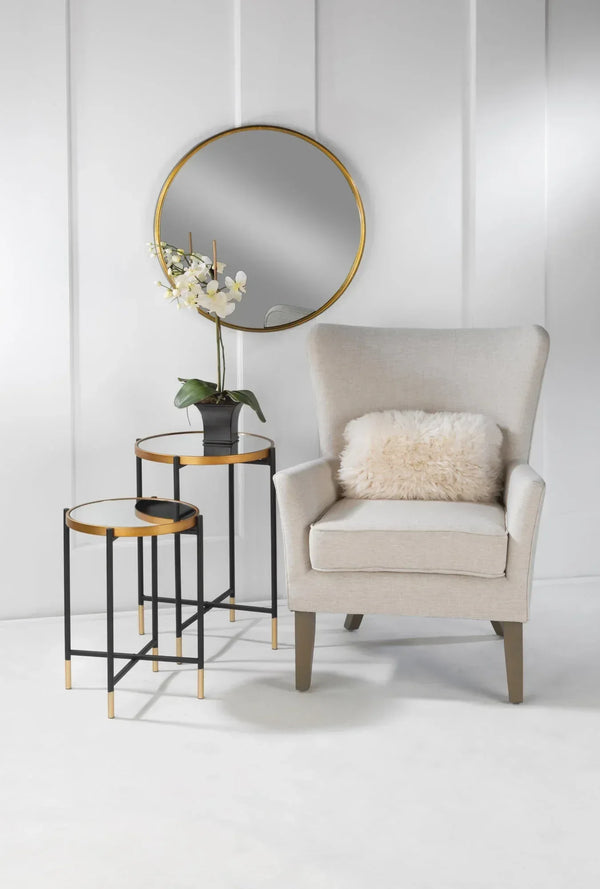 Mirror Side Tables - Set of 2 - Gifts for You 'n Me