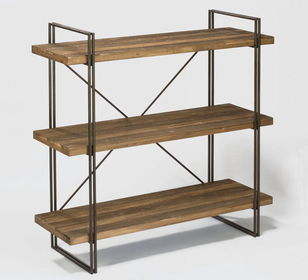 Large 3-Metal and Wood Bookcase and Display Unit - Gifts for You 'n Me