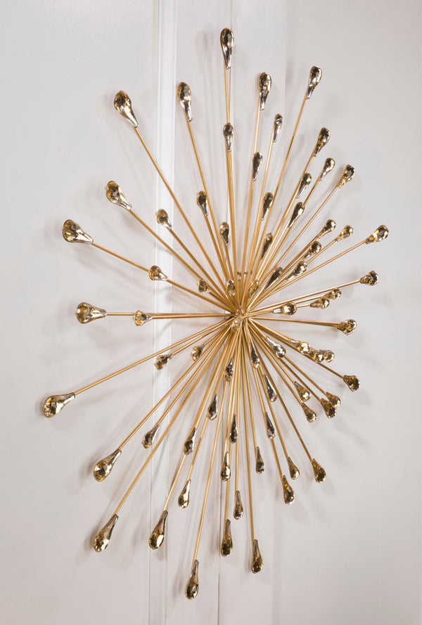 Gold Starburst Wall Art