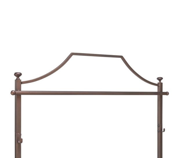 Garment Rack with Wood Veneer Base