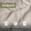 Aubrey 5 Piece Reversible Jacquard Bedspread Set in Burgundy