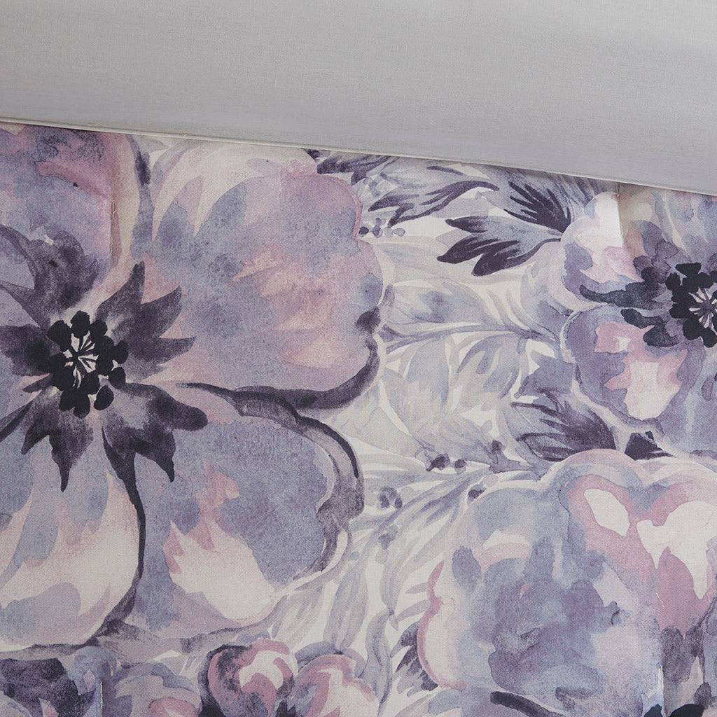Enza 7 Piece Cotton Printed Comforter Set  by Madison Park