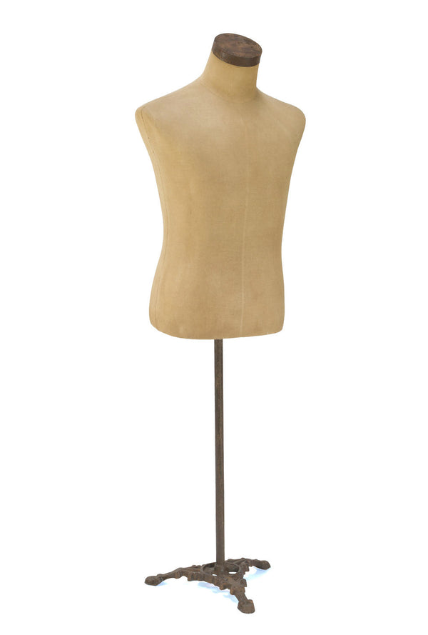 Antiqued Floor Male Body Form