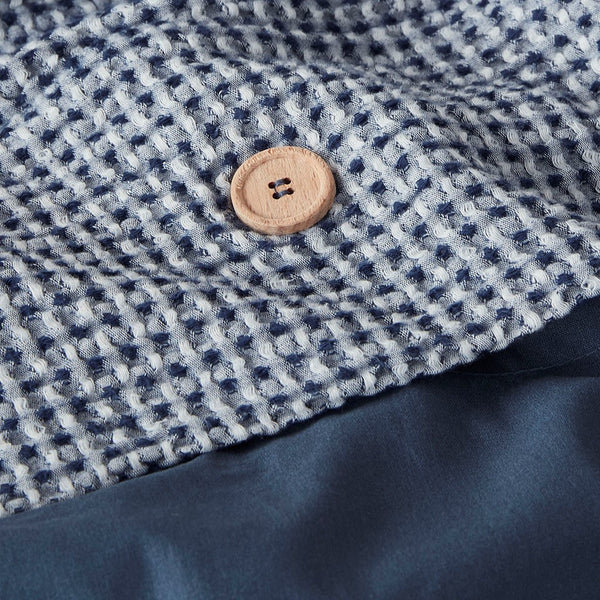 Mara 4 PC Cotton and Rayon from Bamboo Blend Waffle Weave Comforter Cover Set w/removable insert - Gifts for You 'n Me