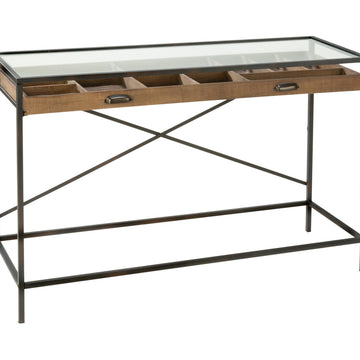 32.5"H Wooden Console Table