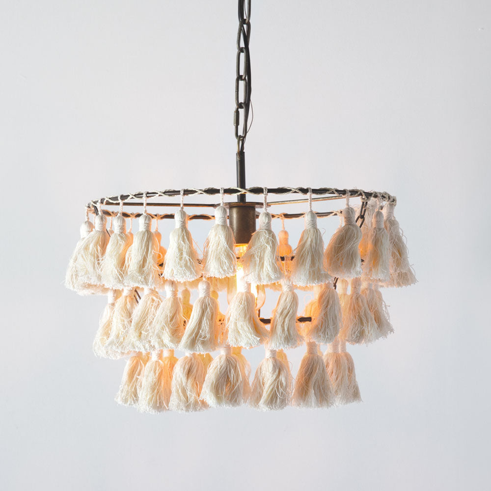 15''H Farrah Tassel Pendant