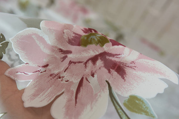 Dolce Mela Sheer Curtain Panels - Budapest 60x100