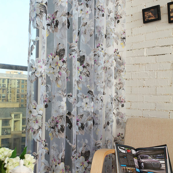 Dolce Mela Sheer Curtain Panels - Amsterdam 60x100