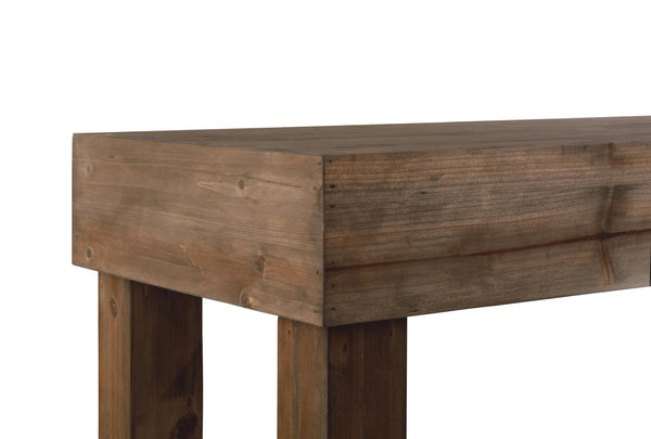 Small Natural Console Table