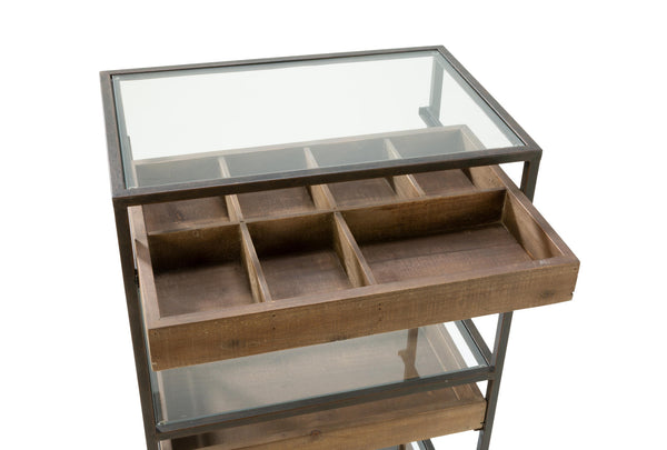 3 Tier Rolling Display Cart