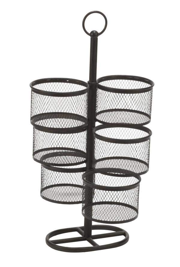 6 Bin Mesh Rotating Display