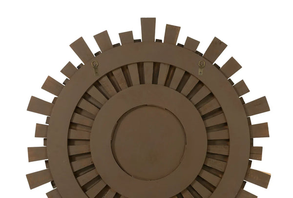Wooden Starburst Wall Mirror - Natural - Gifts for You 'n Me