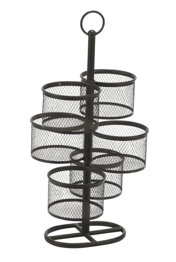 6 Bin Mesh Rotating Display - Gifts for You 'n Me