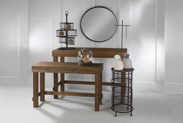 6 Bin Mesh Rotating Display