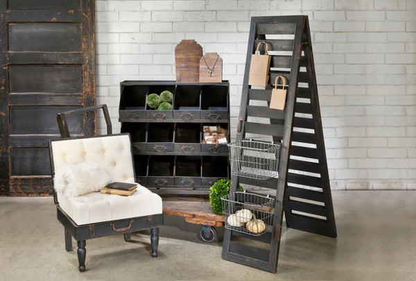 2-Sided Shutter Ladder Display - Gifts for You 'n Me