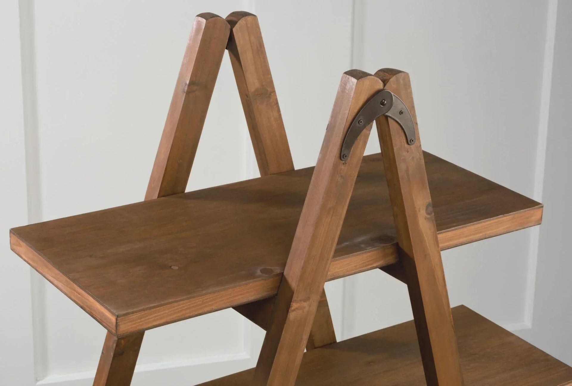 4 Tier A-Frame Display Shelf - Natural - Gifts for You 'n Me