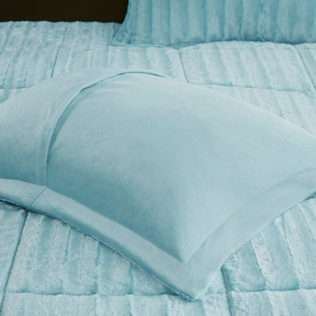 Duke Faux Fur Comforter Mini Set by Madison Park