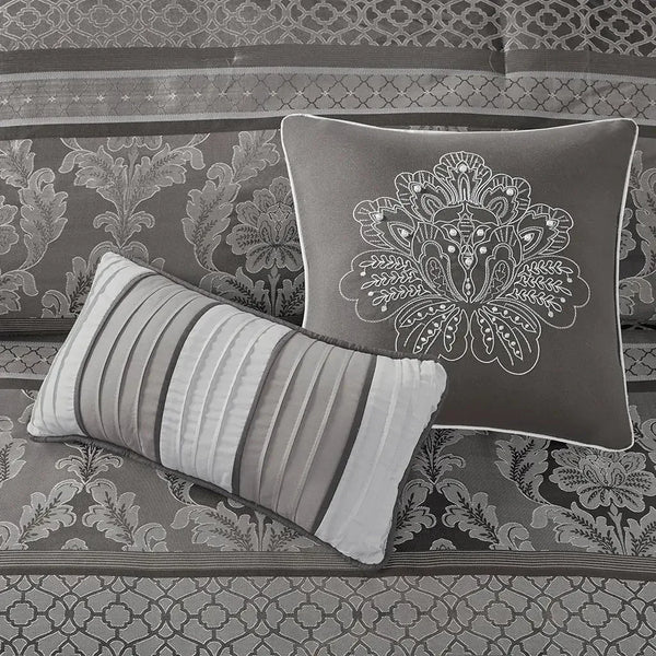 Bellagio 7 Piece Jacquard Comforter Set by Madison Park - Gifts for You 'n Me
