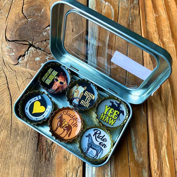 Horse Lover Magnets - Set of 6 - Gifts for You 'n Me