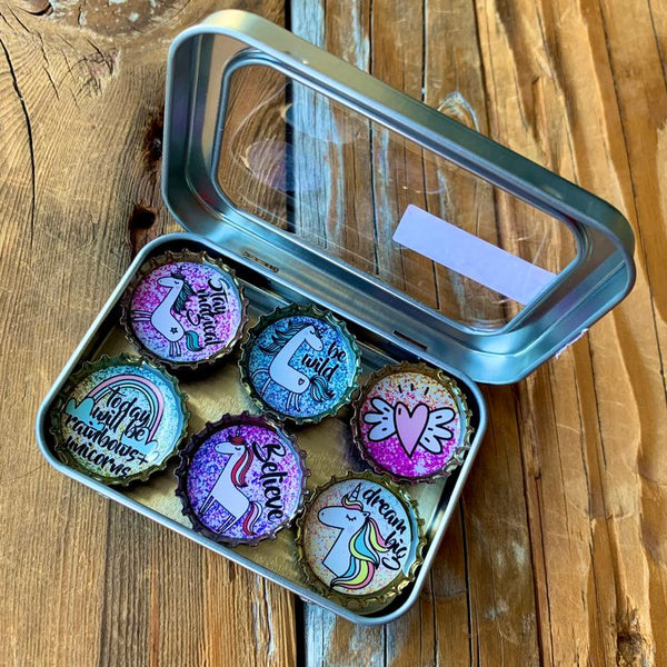 Unicorn Dream Big Magnets - Set of 6