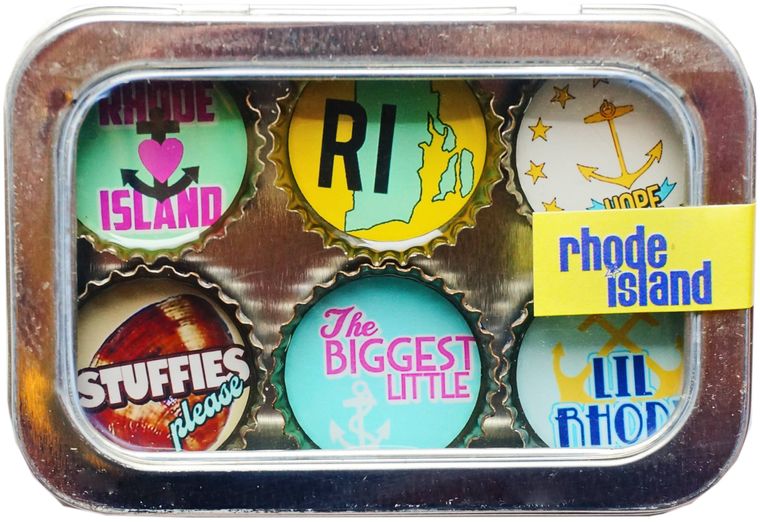 Rhode Island Magnets - Set of 6 - Gifts for You 'n Me
