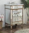 24” Benton Collection Mirror Reflection Asger Bathroom Sink Vanity