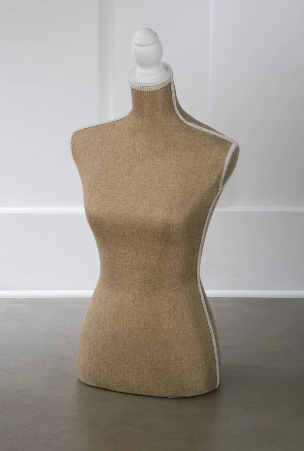 Linen & Burlap Mannequin Body Forms (Tabletop/Fiberglass) - Gifts for You 'n Me