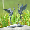 Exalted Crane Pair Sculpture - Set of 2