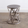 Metal Drum Accent Table