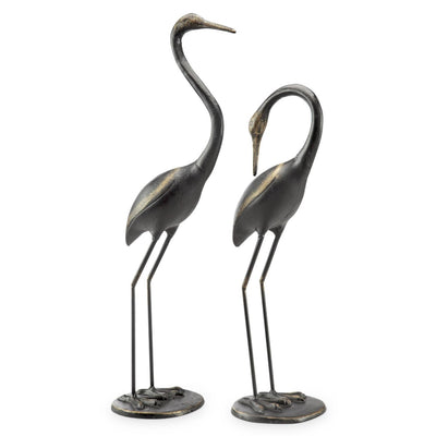 Watchful Waders Garden Cranes Set of 2