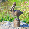 Feathered Fisherman Garden Sculpture - Pelican