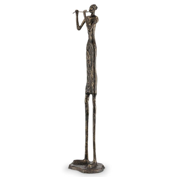 Fabulous Flutist Figure Sculpture