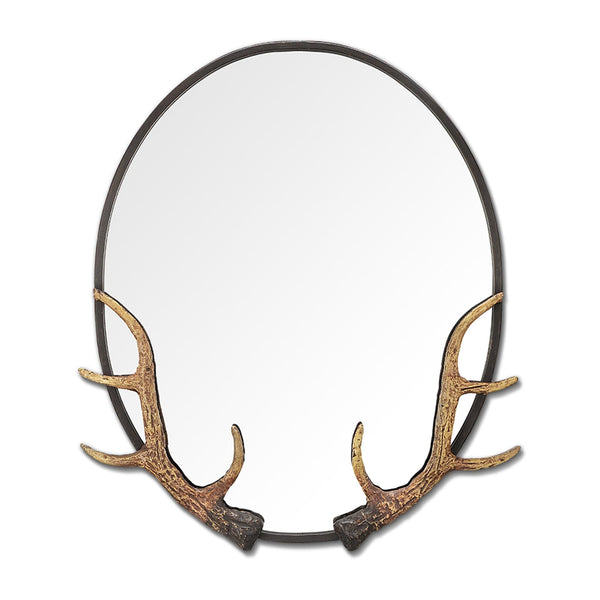 Antler Oval Mirror SPI Home