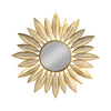 Starburst Gold Wall Mirror - Feather Design