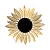 Starburst Gold Wall Mirror - Feather Design
